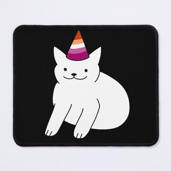 Item preview, Cute White Lesbian Cat designed and sold by Swaghettio.