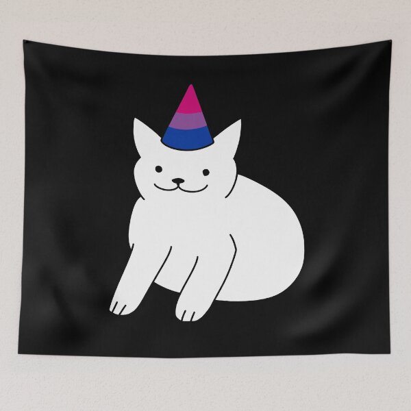 Item preview, Cute White Bisexual Cat designed and sold by Swaghettio.