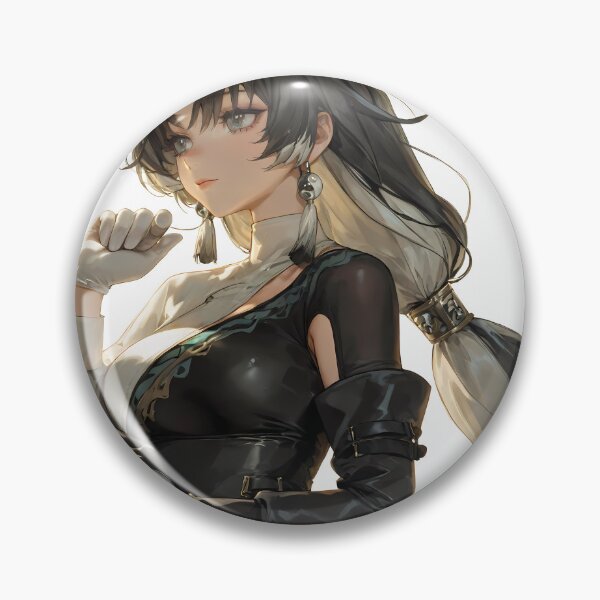 Item preview, Jianxin Wuthering Waves Calm Heroine in Black and White designed and sold by Spraykart.