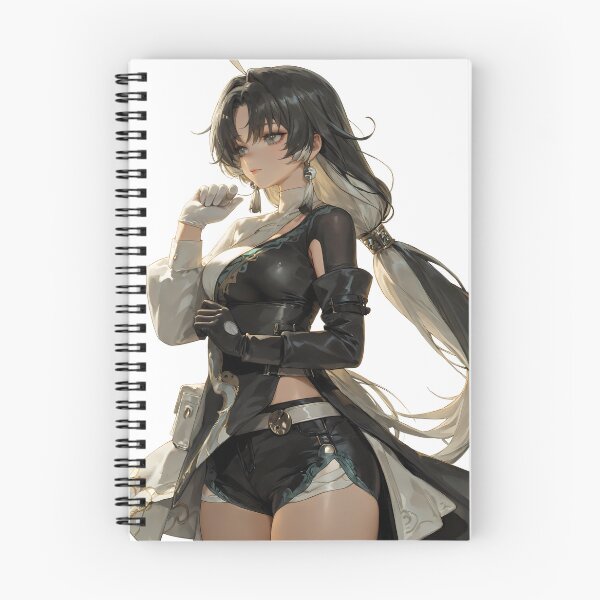 Item preview, Jianxin Wuthering Waves Calm Heroine in Black and White designed and sold by Spraykart.