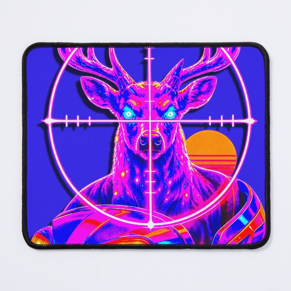 Item preview, Neon Cyber Stag: Synthetic Target designed and sold by A E S T H E T A T A G.