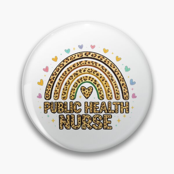 Item preview, Public Health Nurse Rainbow Leopard Public Health Nursing  designed and sold by QuiteOrbit.