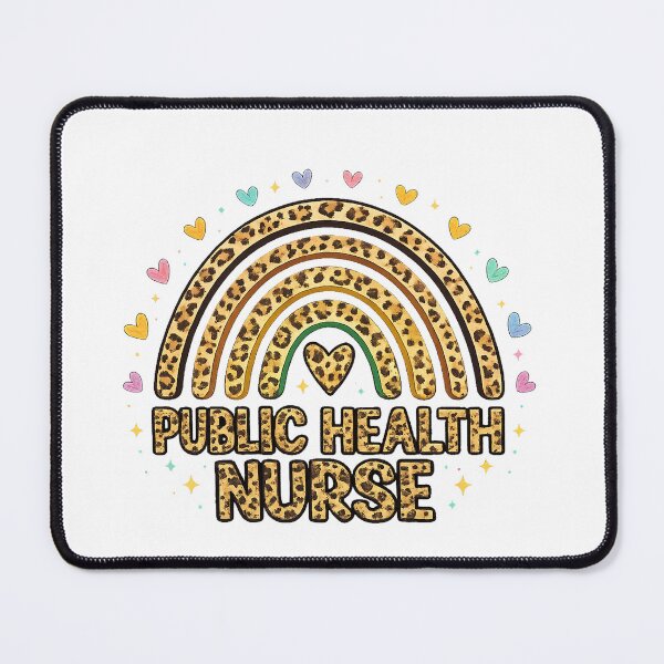 Item preview, Public Health Nurse Rainbow Leopard Public Health Nursing  designed and sold by QuiteOrbit.