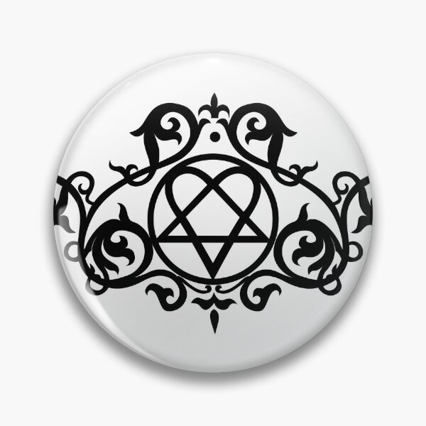 Item preview, Heartagram. Ornamental Gothic design designed and sold by Tribalgothss.