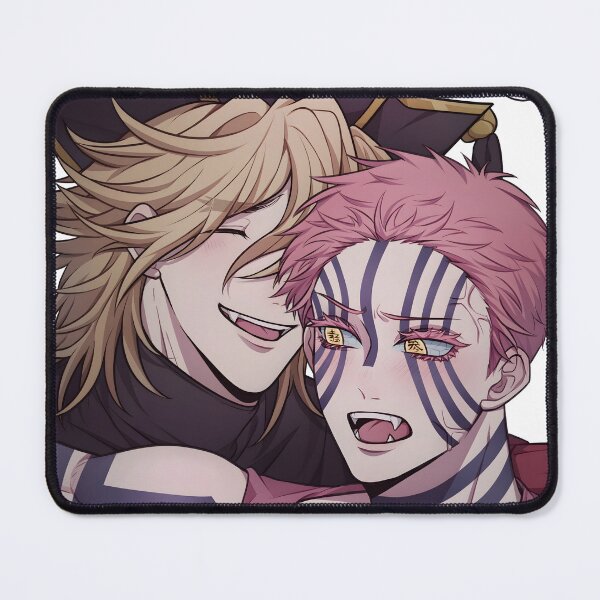 Item preview, Akaza Demon Slayer Blushing Duo Close Up designed and sold by Spraykart.