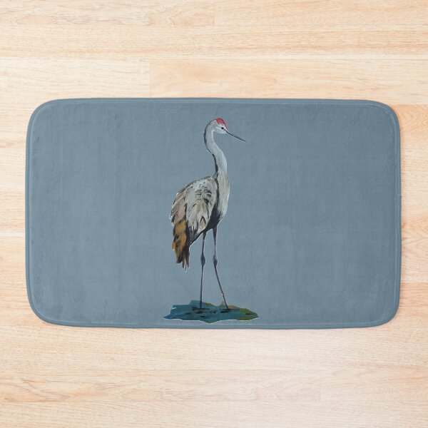 Item preview, Elegant Sandhill Crane Wildlife Watercolor Painting designed and sold by ArtistsAtticWI.