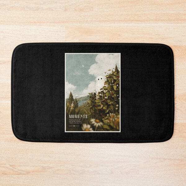 Item preview, Whimsical Ghost Meadow Scene with Vintage Storybook Landscape Mood designed and sold by ferminhays.