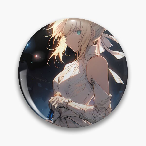 Item preview, Saber Fate Stay Night White Dress Moonlit Resolve designed and sold by Spraykart.