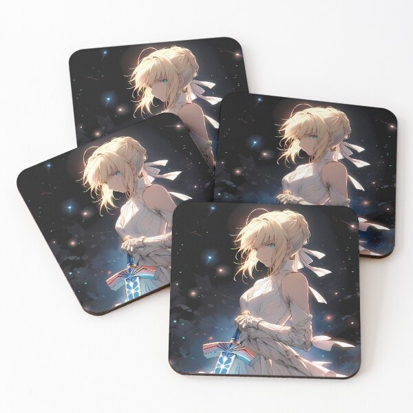 Item preview, Saber Fate Stay Night White Dress Moonlit Resolve designed and sold by Spraykart.