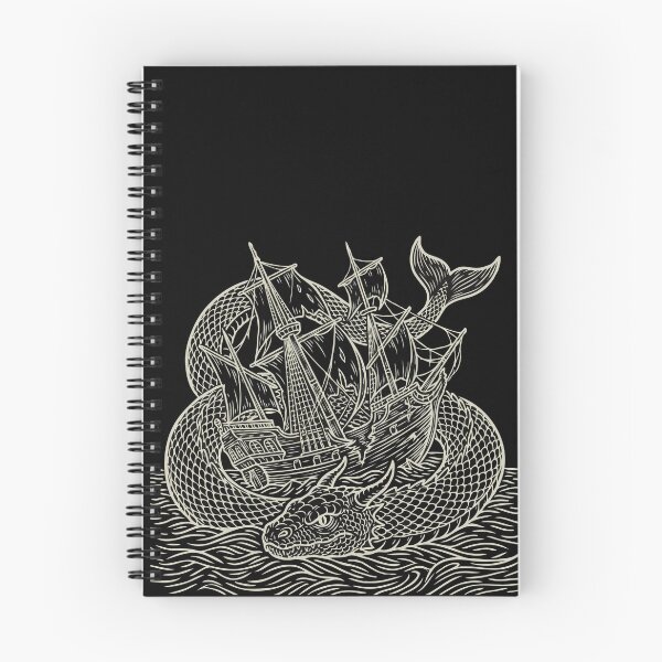 Item preview, Sea Serpent and Sailing Ship designed and sold by Catzura.