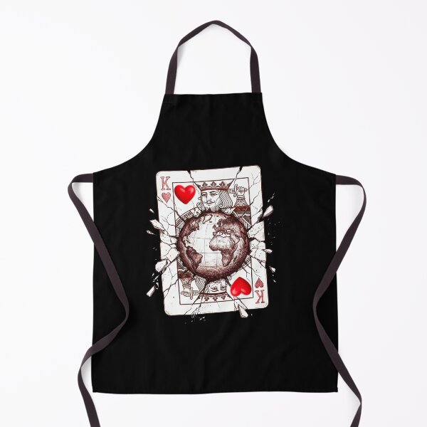 Item preview, Shattered King of Hearts Planet Earth Surreal Art designed and sold by rich-moda.