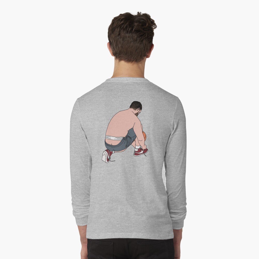 Exposing His Waistband Long Sleeve T-Shirt