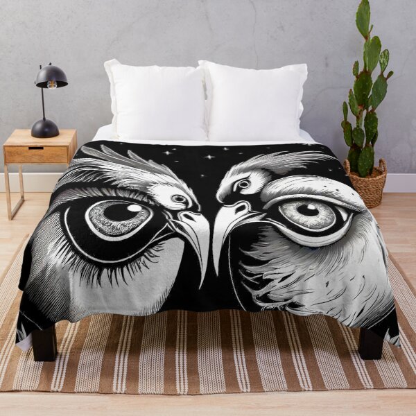 Item preview, Mystical Bird's Eyes and Celtic Night in B&W. designed and sold by Giulivo Store Graphic.