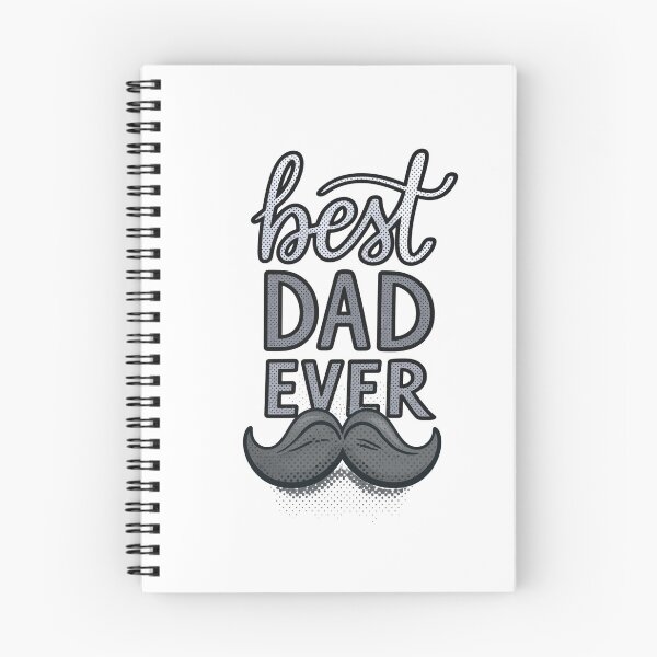 Item preview, Best Dad Ever with Black/White/Gray Mustache designed and sold by jeweleddesigns.