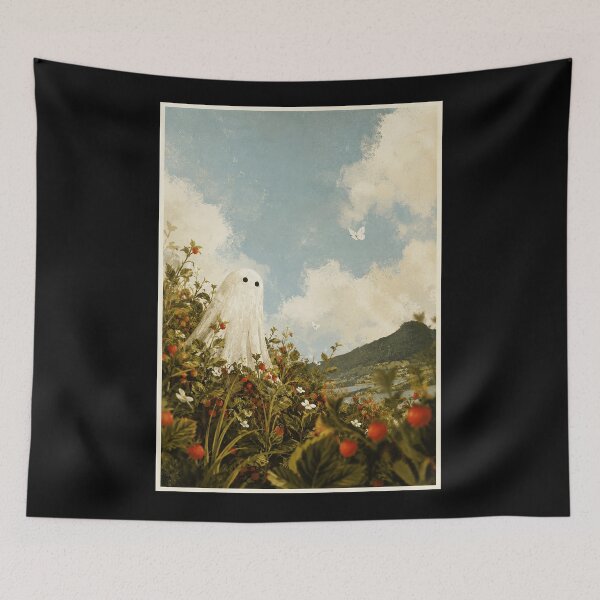 Item preview, Quiet Little Ghost Among Wild Berries and Summer Clouds designed and sold by ferminhays.