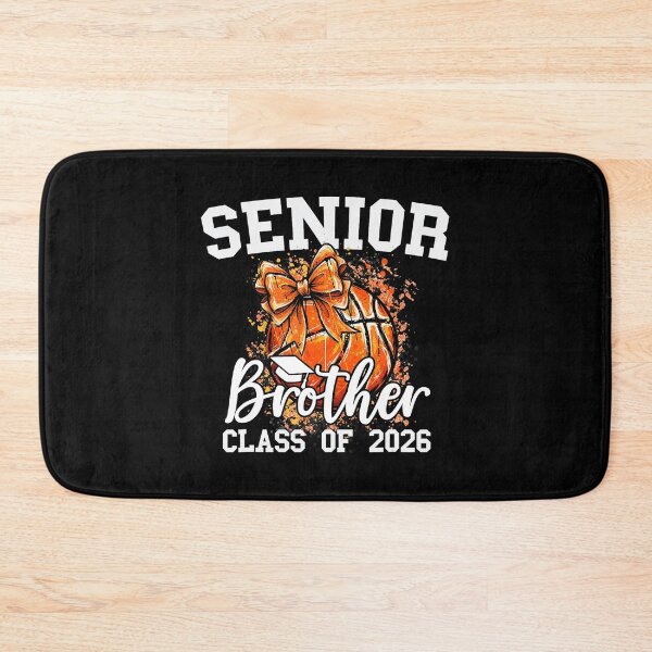 Item preview, Senior Brother Class of 2026 Coquette Basketball Graduation Bow designed and sold by allistermariam.