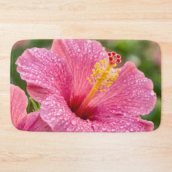 Item preview, Dewy Pink Hibiscus Flower Aesthetic designed and sold by Fashion Lovers Hub.