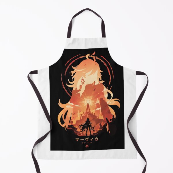 Item preview, Diseño de anime fantástico de guerrero piro inspirado en Mavuika designed and sold by ijunk.
