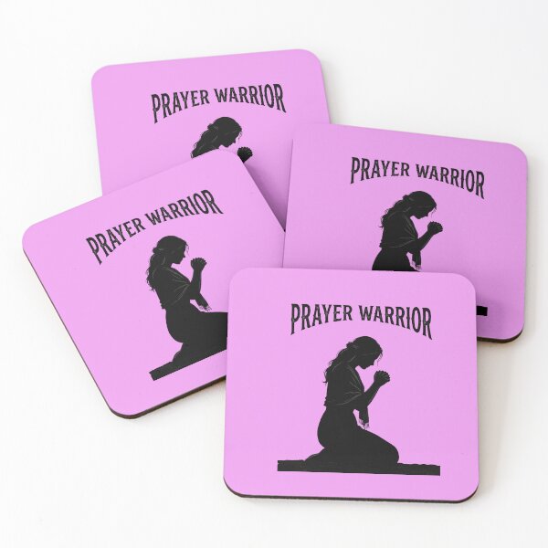 Item preview, Prayer Warrior Christian Faith Praying Woman Minimalist Art designed and sold by digitalbob60.