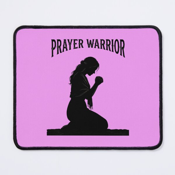 Item preview, Prayer Warrior Christian Faith Praying Woman Minimalist Art designed and sold by digitalbob60.