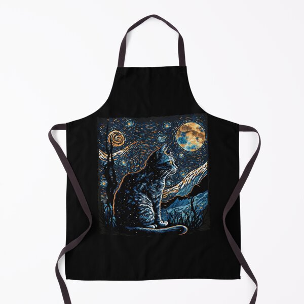 Item preview, Starry Night Cat Van Gogh Cat Lover Cat Mom, Cat Dad designed and sold by Littermin.