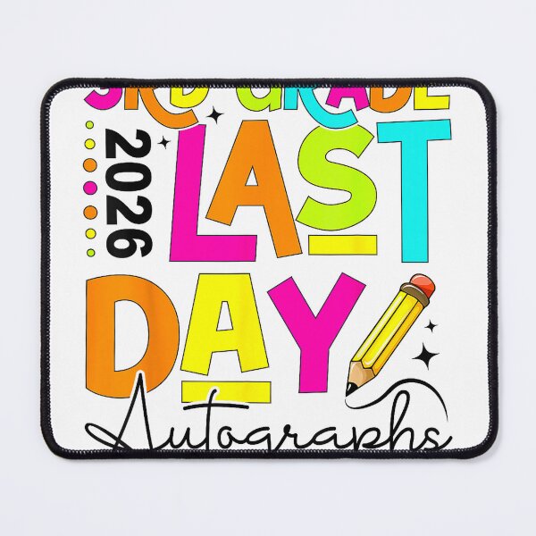 Item preview, 2026 Last Day of School Autograph 3rd Grade Graduation T-Shirt designed and sold by JJLetterDesigns.