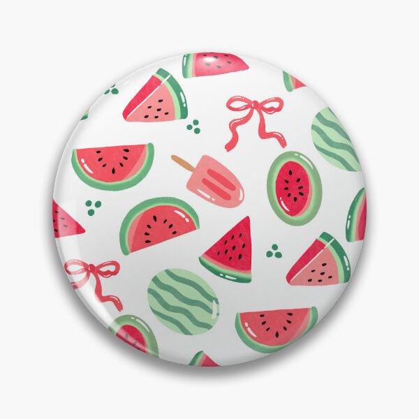 Item preview, Hand-Painted Watercolor Watermelon Pattern designed and sold by Olive Lane Creative.