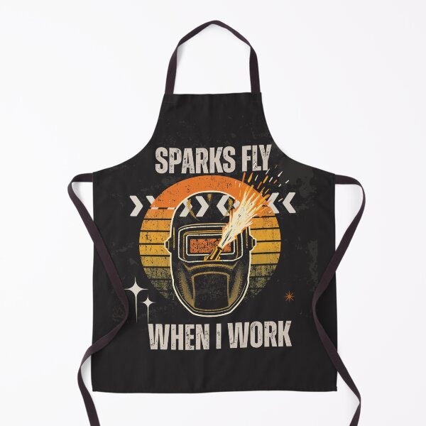 Item preview, Funny Welder Gift - Sparks Fly When I Work Retro Welding T-Shirt designed and sold by Meharshop.