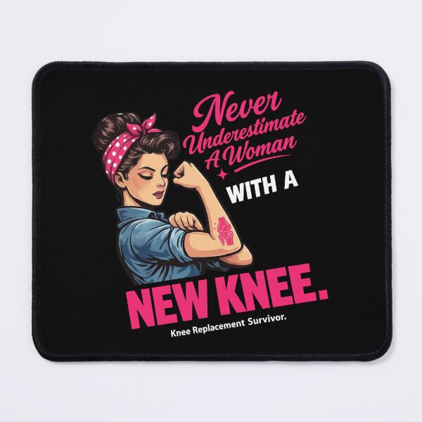 Item preview, Never Underestimate A Woman With A New Knee. Knee Replacement Survivor designed and sold by To101ARt.