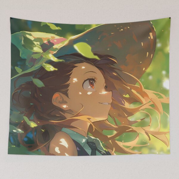 Item preview, Atsuko Kagari Little Witch Academia Sunlit Breeze Leaves Dreamy Moment designed and sold by SuperTeamCanada.
