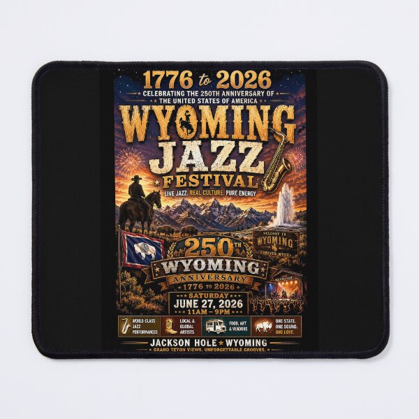 Item preview, WYOMING JAZZ FESTIVAL - June 27, 2026 - 250th Anniversary 1776 - 2026 designed and sold by DBM Photo Art 1.