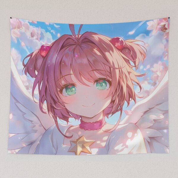 Item preview, Sakura Kinomoto Cardcaptor Sakura Cherry Blossoms Angel Wings Magic Staff designed and sold by SuperTeamCanada.