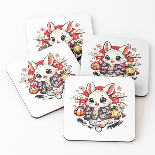 Item preview, Kawaii Rabbit Spirit Traveler Japanese Streetwear designed and sold by afr-saad.