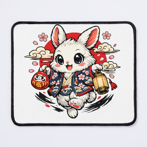 Item preview, Kawaii Rabbit Spirit Traveler Japanese Streetwear designed and sold by afr-saad.