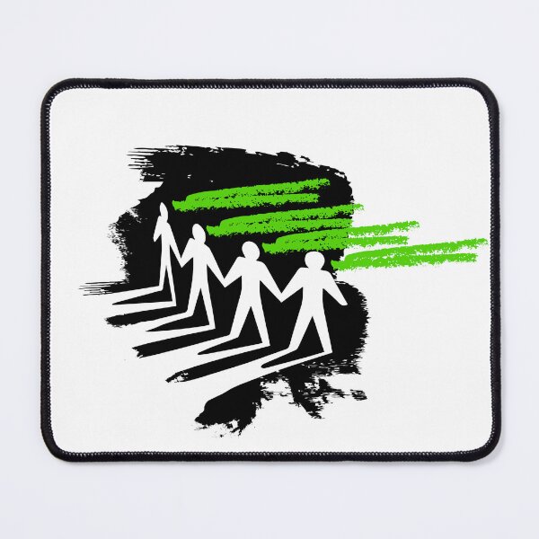 Item preview, Urban Streetwear Graffiti Figures Green Accent Art designed and sold by rich-moda.