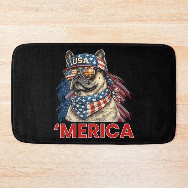 Item preview, French Bulldog America Patriotic Vintage Dog Lover T-Shirt for USA Pet Owners designed and sold by Teetreasure2.