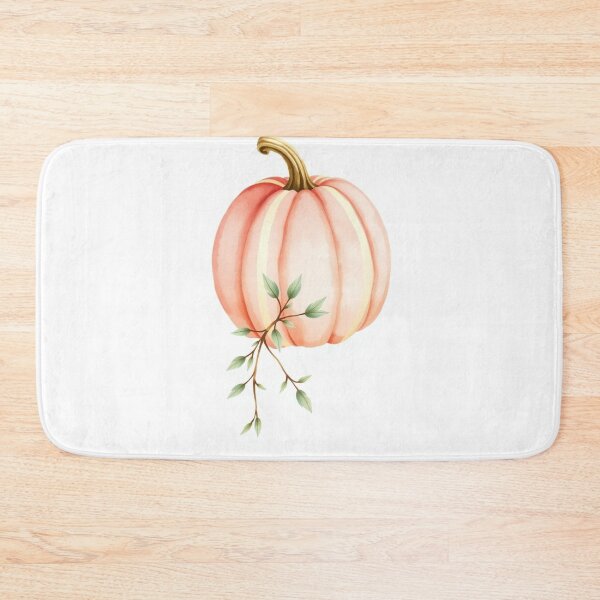 Item preview, Watercolor Soft Pink Pumpkin Botanical Art designed and sold by Vida e Arte.