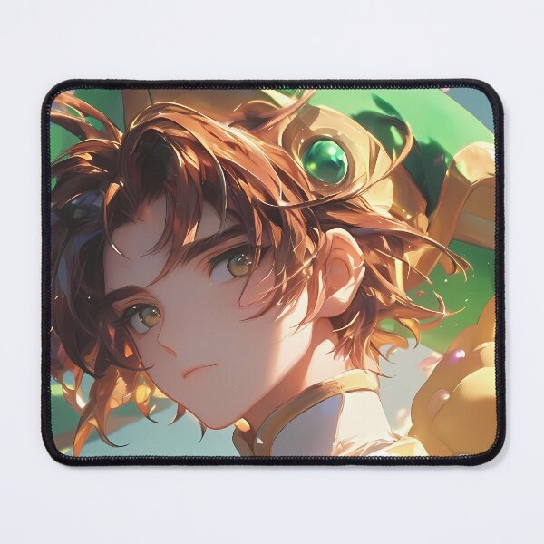 Item preview, Syaoran Li Cardcaptor Sakura Determined Gaze Green Outfit Cherry Petals designed and sold by SuperTeamCanada.