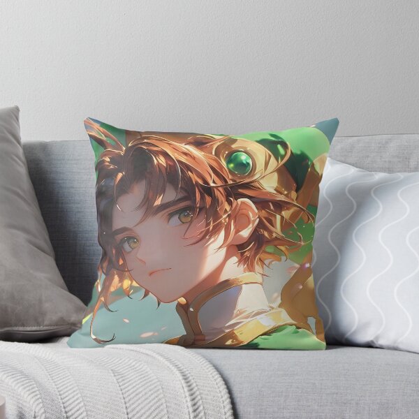 Item preview, Syaoran Li Cardcaptor Sakura Determined Gaze Green Outfit Cherry Petals designed and sold by SuperTeamCanada.