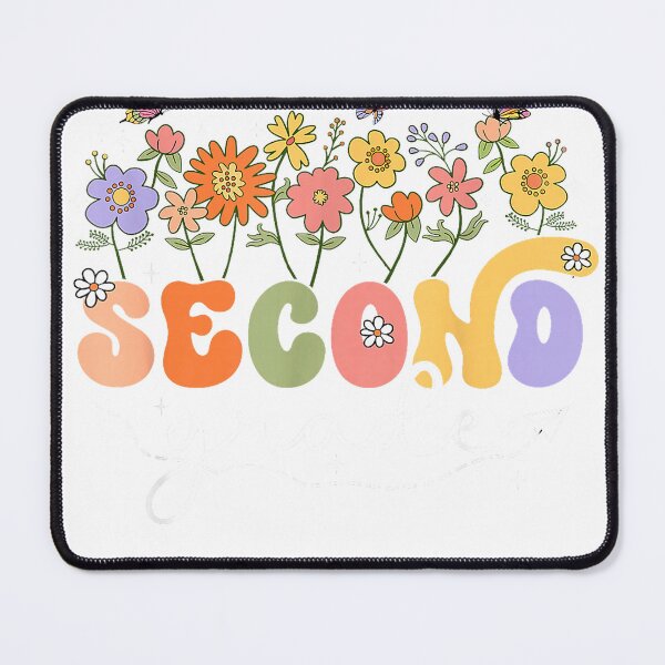 Item preview, 2nd Second Grade Teacher Wildflower Back To School Floral T-Shirt designed and sold by SavsMerch.