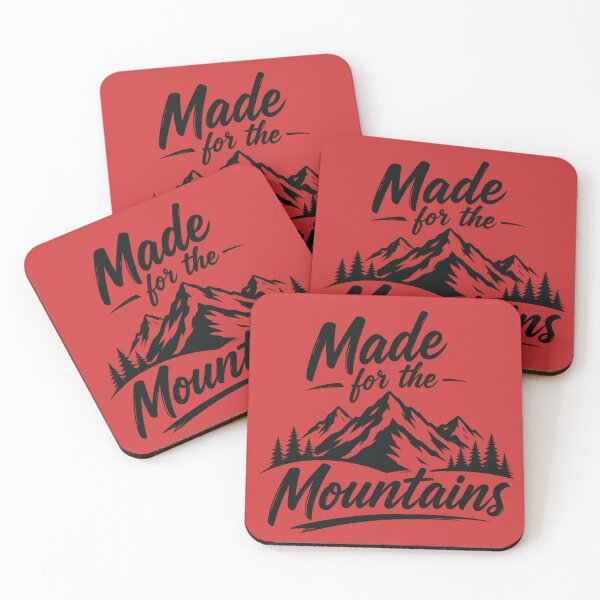 Item preview, Made for the Mountains Mountain Adventure Typography | Hiking Nature Outdoor Vector Design designed and sold by DesignHouse07.