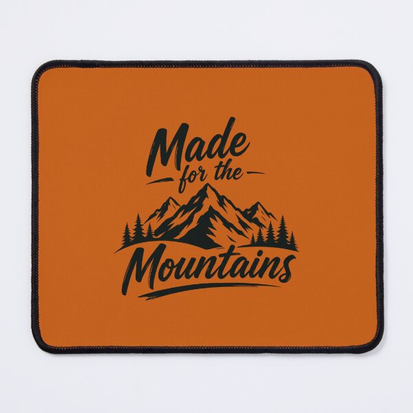 Item preview, Made for the Mountains Mountain Adventure Typography | Hiking Nature Outdoor Vector Design designed and sold by DesignHouse07.