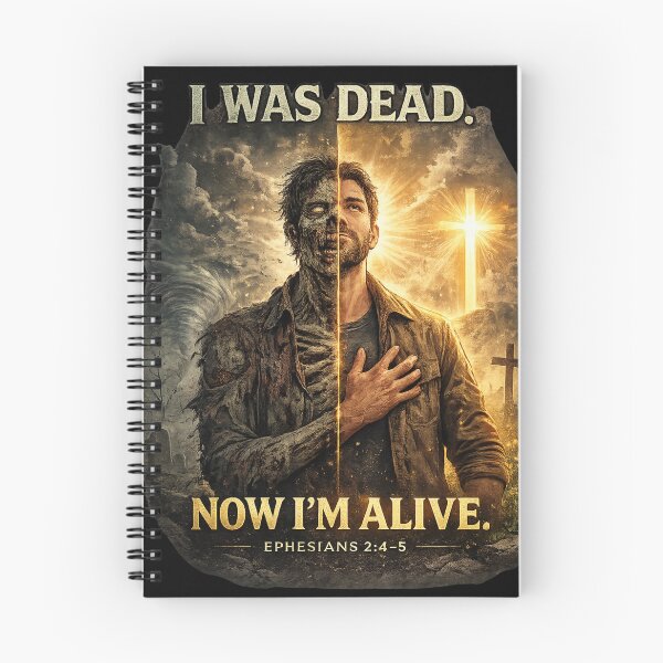 Item preview, I Was Dead Now I’m Alive Ephesians 2:4-5 designed and sold by ButterflyHolly Resource.