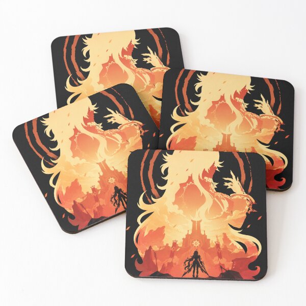Item preview, Mavuika Inspired Flame Archon Anime Game Artwork designed and sold by ijunk.