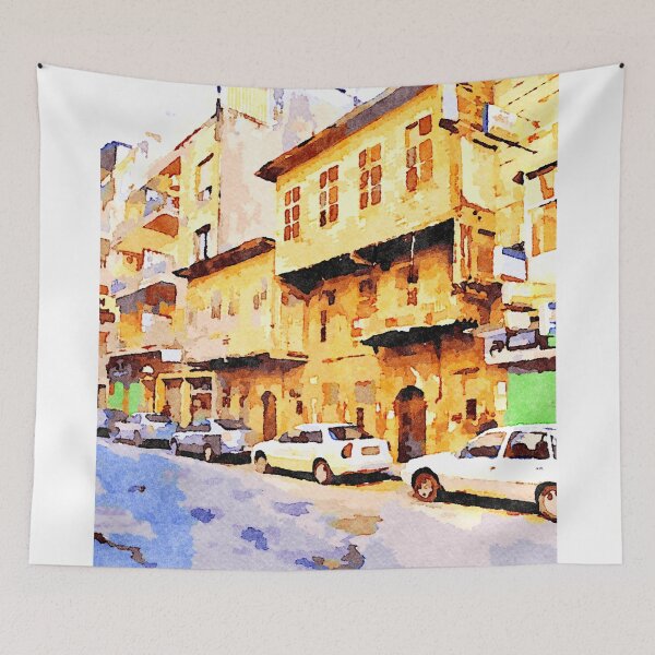 Item preview, Aleppo: street car and buildings designed and sold by Giuseppe Cocco.