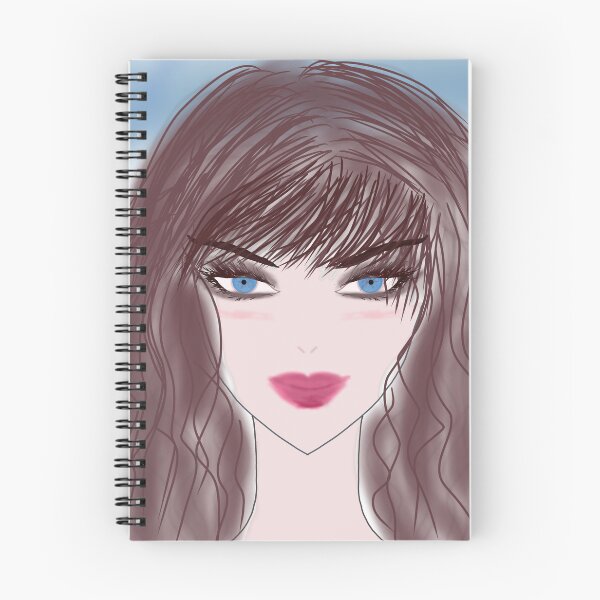 Item preview, Beautiful Anime Woman with Blue Eyes designed and sold by Ployphaiphai .