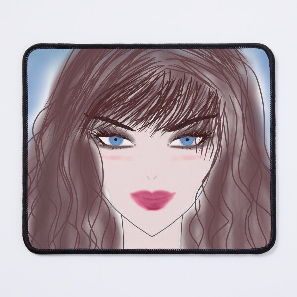 Item preview, Beautiful Anime Woman with Blue Eyes designed and sold by Ployphaiphai .