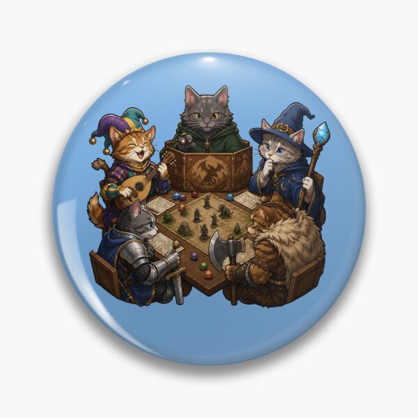 Item preview, Fantasy Cats Tabletop RPG Game Night designed and sold by extrisiceye.