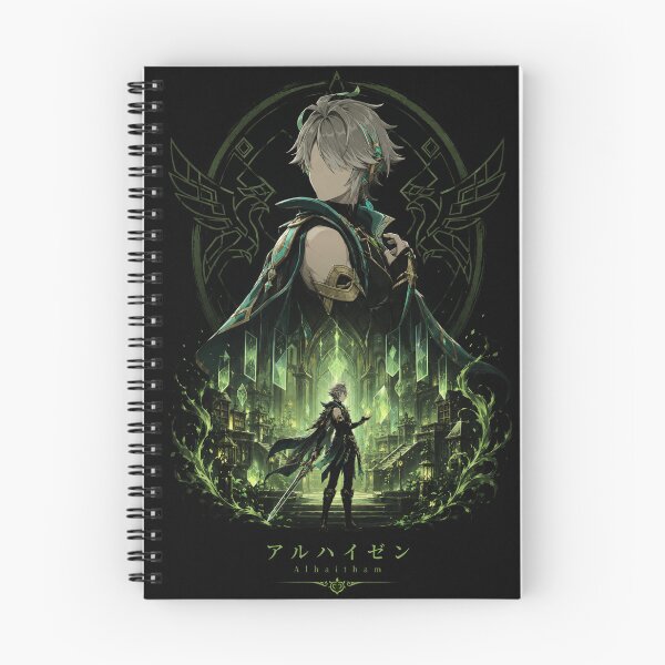 Artikelvorschau, Alhaitham inspiriertes Dendro Scholar Anime Fantasy Design entworfen und verkauft von ijunk.