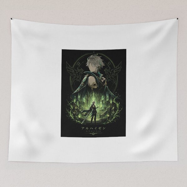 Item preview, Alhaitham Inspired Dendro Scholar Anime Fantasy Design designed and sold by ijunk.